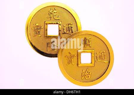 Pièces de cuivre Banque D'Images