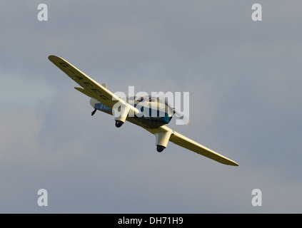 Miles M3A Six Falcon.1930 avion monoplan de la Shuttleworth collection.octobre journée de vol,2003,UK Biggleswade Banque D'Images