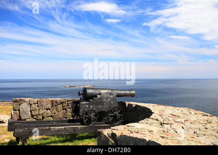 Fort Christiansoe Bornholm Island dans la région de la mer Baltique Danemark Scandinavie Europe Banque D'Images