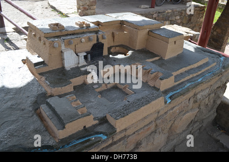 Le site archéologique de Chavin de Huantar, Ancash, Pérou Banque D'Images