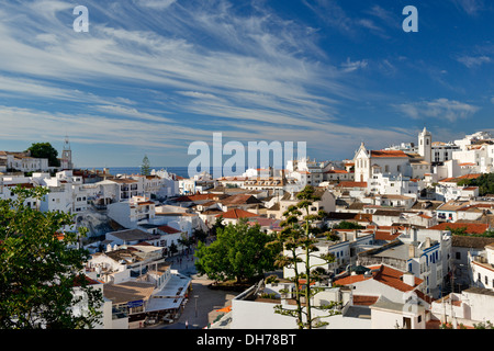 Le Portugal, la vieille ville d'Albufeira, Algarve Banque D'Images