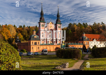 Swieta Lipka (chaux), Saint de l'église de pèlerinage baroque de la région de la Mazurie, Pologne Banque D'Images