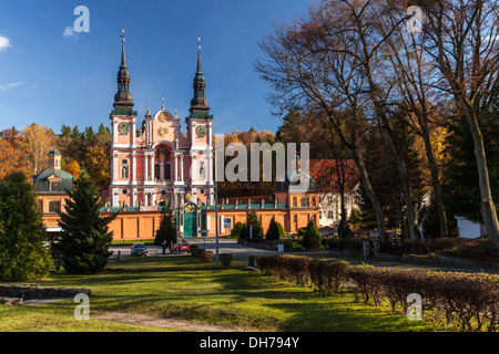 Swieta Lipka (chaux), Saint de l'église de pèlerinage baroque de la région de la Mazurie, Pologne Banque D'Images