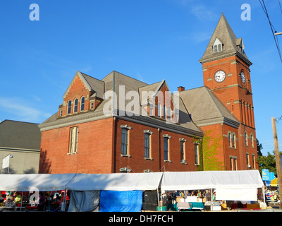 Carbondale Hôtel de Ville et Palais de justice, inscrites à la PNSR le 6 janvier 1983, à l'un au nord de la rue principale, Carbondale, Lackawanna Cou Banque D'Images