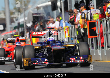 Jean-Eric Vergne n mula One Grand Prix Race - Melbourne - 16.03.12 Banque D'Images