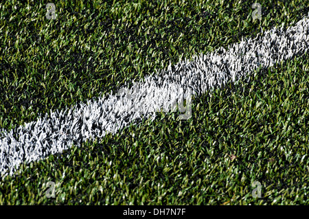 Terrain de sport en gazon artificiel Banque D'Images