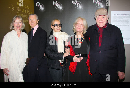 Gema Jones Murray Melvin Georgina Hale Lisi Russell et Dudley Sutton démons projection spéciale à BFI Southbank London England Banque D'Images