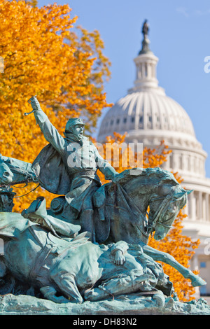 Ulysses S. Grant Mémorial sur le Capitole - Washington, DC USA Banque D'Images