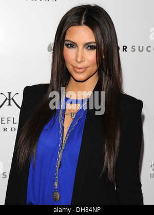 Kim Kardashian 'vrai' Réflexion lancement parfum au London West Hollywood - Los Angeles California des arrivées - 22.03.12 Banque D'Images