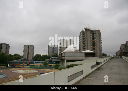 Tavy Bridge, Thamesmead immobilier Conseil, South East London UK Banque D'Images