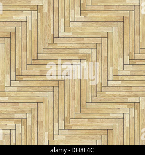 Conception du modèle de parquet fabriqué à partir de tuiles en bois monté à un angle Banque D'Images