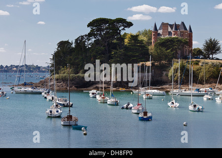 Château du Nessay, Saint Briac, Bretagne, France Banque D'Images