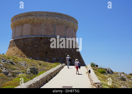 Torre de Fornells, Fornells, Minorque, Espagne Banque D'Images