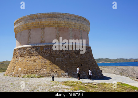 Torre de Fornells, Fornells, Minorque, Espagne Banque D'Images