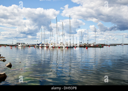 Petit port de plaisance Banque D'Images