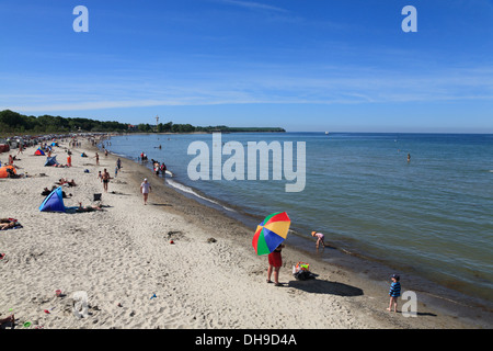 Boltenhagen Plage, côte de la mer Baltique, le Mecklembourg Poméranie occidentale, Allemagne Banque D'Images