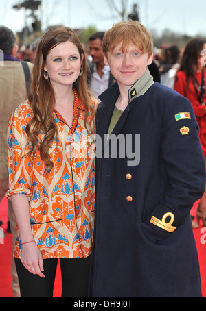 Bonnie Wright et Rupert Grint l'ouverture dans le monde entier pour la Warner Bros Studio Tour London : 'The Making of Harry Potter" Banque D'Images