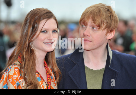 Bonnie Wright et Rupert Grint l'ouverture dans le monde entier pour la Warner Bros Studio Tour London : 'The Making of Harry Potter" Banque D'Images