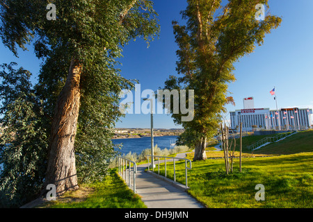 Laughlin, Nevada en passerelle. Banque D'Images