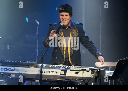 Thomas Dolby joue sur la scène à la Vierge Mobile Mod Club. Toronto, Canada - 02.04.12 Banque D'Images