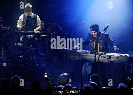 Thomas Dolby joue sur la scène à la Vierge Mobile Mod Club. Toronto, Canada - 02.04.12 Banque D'Images