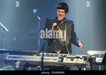 Thomas Dolby joue sur la scène à la Vierge Mobile Mod Club. Toronto, Canada - 02.04.12 Banque D'Images