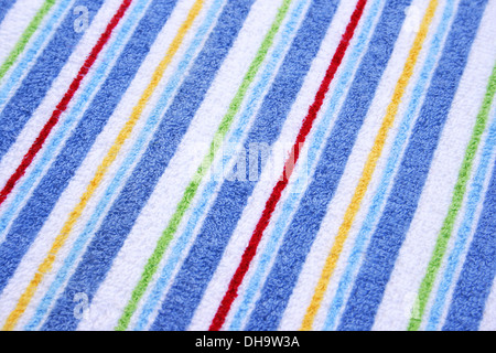 Serviette colorée comme arrière-plan. Banque D'Images