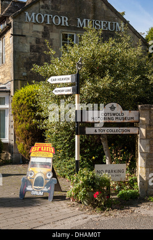 Musée des véhicules à Costwold et toy collection Kingham Angleterre Banque D'Images