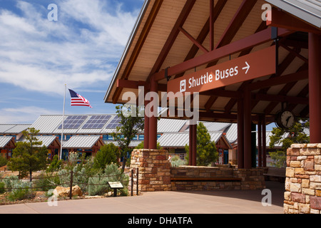 Centre des visiteurs, le Parc National du Grand Canyon, Arizona. Banque D'Images