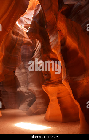 La région de Antelope Slot Canyon sur Navajo Land, Page, Arizona. Banque D'Images