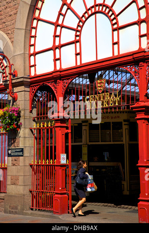 Marché Central, St Helier, Jersey, Channel Islands Banque D'Images