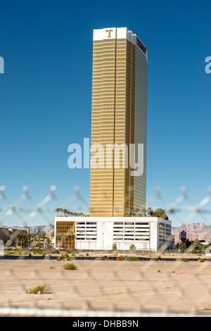 Donald Trump's hotel à Las Vegas, view from Las Vegas Blvd. Banque D'Images