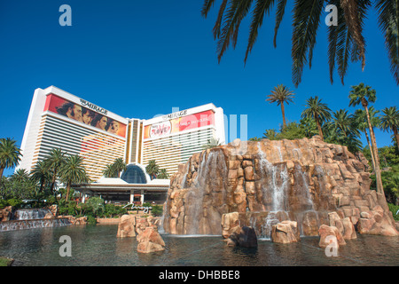 L'hôtel Mirage de Las Vegas Strip. Banque D'Images