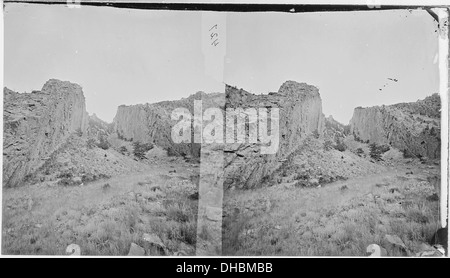 Devil's Slide, sur la montagne de cinabre. Comté de Park, Montana 517445 Banque D'Images