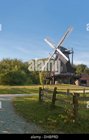 Moulin du xviiie siècle avec un capot girouette pivotante, l'Allemagne, de l'Europe Banque D'Images