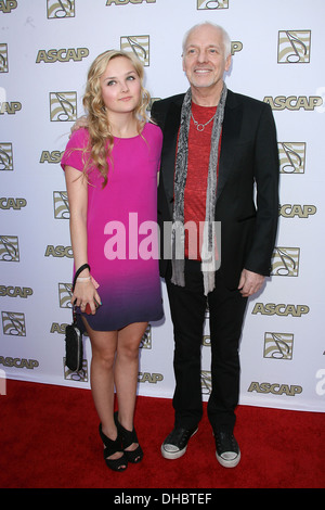 Peter Frampton avec fille Mia Rose Frampton 29e Assemblée annuelle L'ASCAP Pop Music Awards - Arrivals tenue au Renaissance Hollywood Banque D'Images