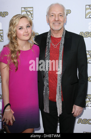 Peter Frampton avec fille Mia Rose Frampton 29e Assemblée annuelle L'ASCAP Pop Music Awards - Arrivals tenue au Renaissance Hollywood Banque D'Images