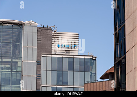 Birmingham Barclay's Bank siège social Colmore Row financial district Banque D'Images