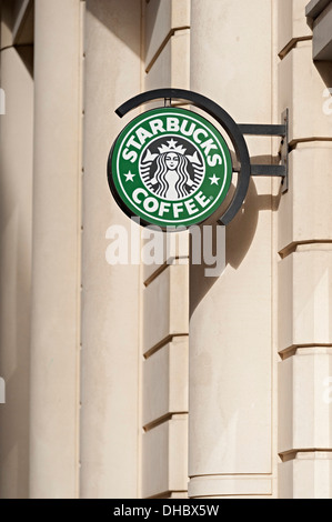 Boutique Starbucks coffee house Birmingham Banque D'Images