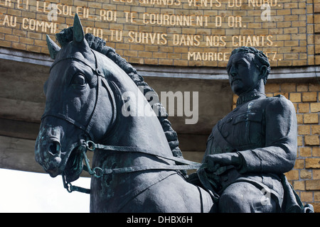 Close-up du Roi Albert I Banque D'Images