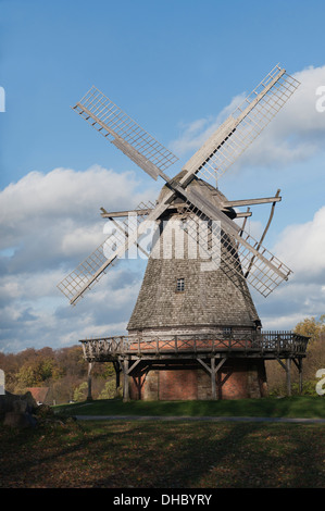 Moulin du xviiie siècle avec un capot girouette pivotante, l'Allemagne, de l'Europe Banque D'Images