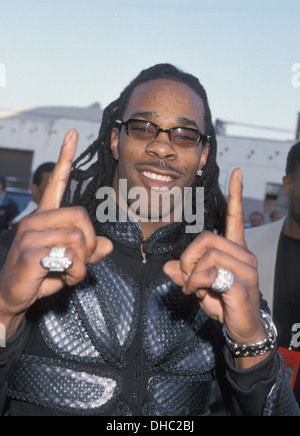 Le rappeur américain Busta Rhymes en 1999. Photo Jeffrey Mayer Banque D'Images