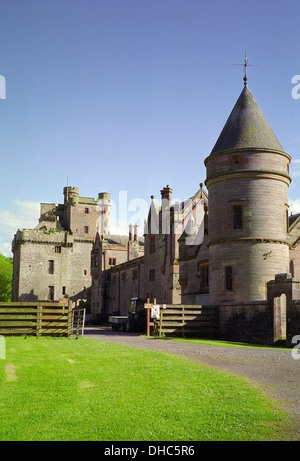 Hoddom Castle, Annandale, Dumfries et Galloway, Écosse, Royaume-Uni Banque D'Images