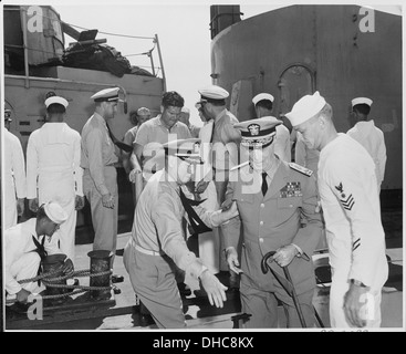 Photographie de l'Amiral William Leahy, ancien chef de cabinet du commandant en chef, l'aide de la... 200589 Banque D'Images