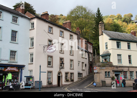 Hôtel Hodgkinsons dans le Peak District village de Matlock Bath Banque D'Images