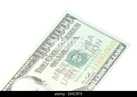 Un million de dollars euros libre Banque D'Images