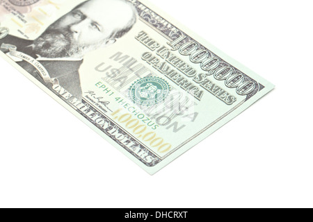 Un million de dollars euros libre Banque D'Images