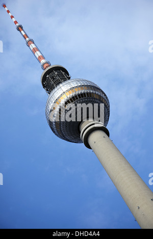 La tour de télévision de Berlin, Allemagne Banque D'Images