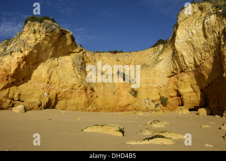 Praia da Dona Ana à Lagos Banque D'Images