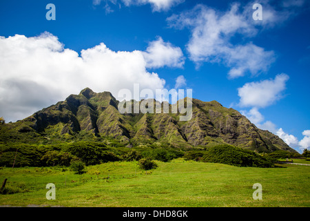 Plage de Ko'olau Oahu Hawaii Banque D'Images